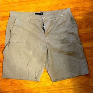 Travis Mathew Gray Flat Front Shorts